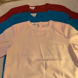 3 Worthington short sleeve Blouses